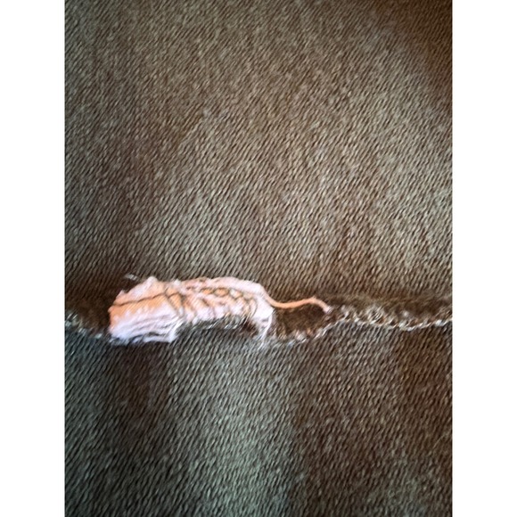 PJ Salvage Reloved Collection Olive Green Knit Wrap Robe Medium Loungewear - Picture 5 of 5